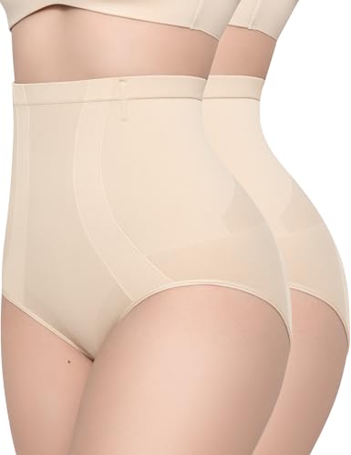 Image of KLVEE Shapewear Tummy Control Panties High Waisted Seamless Briefs