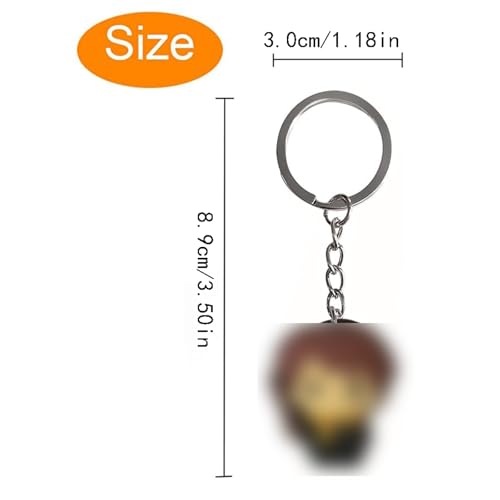 Image of 6Pcs Keychain, Magical Gift Set for Students and Fans, Soft Rubber Key Rings with Popular Characters, Matching Keychain Collection for Bags and Backpacks