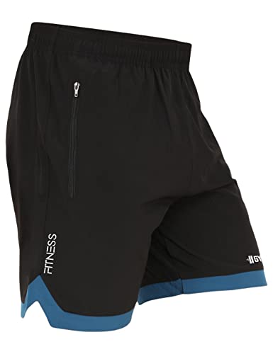 GYMIFIC Athletic Shorts for Men with Pockets and Elastic Waistband Quick Dry Activewear