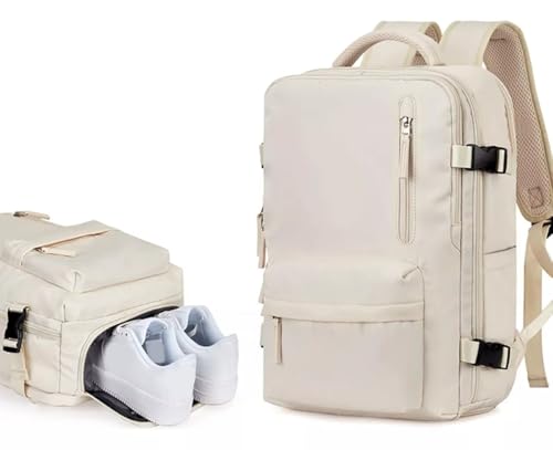 Mochila Executiva Expansível de Viagem, Resistente à Água, com Compartimento para Laptop e USB (Mode