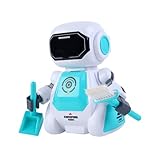 Hohopeti Robot Educativo para Control Remoto Luces y Música Juguete Interactivo para Aprendizaje Temprano y Baile Modelo Azul
