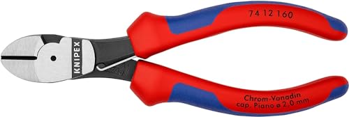 Alicates de corte diagonal KNIPEX de alta resistencia con mango ergonómico multicomponente 4