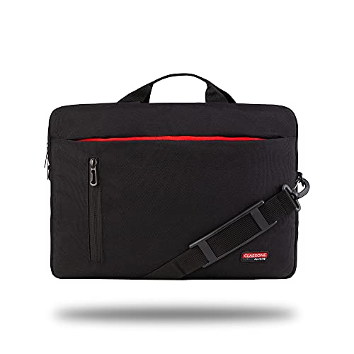 CLASSONE TL4000 Workout 15.6" Su Geçirmez Kumaş, Macbook Mac Air, Notebook, Laptop El Çantası-Siyah ürün görseli