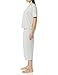 Amazon Essentials Women's Knit Jersey Capri Pajama Set, Grey Heather, Medium