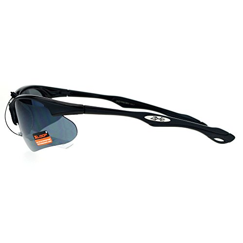 PASTL Xloop Sunglasses Mens Sports Eyewear Half Rim Lite Wrap Around UV 4004