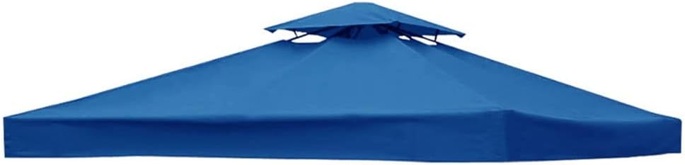 Canopies Gazebos & Pergolas Double Tier Replacement Gazebo Canopy Tent of the garden terrace tarp cover Outdoor waterproof Sunshade accessories Camping Pi, Blue
