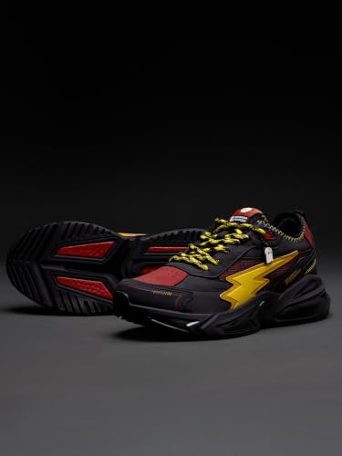 Image of The Souled Store Flash : Scarlet Speedster Men and Boys Lace Up Low Top Stylish Sneakers with Flexibility & Comfort