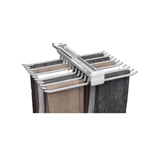 Rail de suspension coulissant réglable pour optimiser un dressing encombré