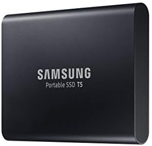 Samsung T5 1 TB USB 3.1 Gen 2 (10 Gbps, Type-C) External Solid State Drive (Portable SSD) Deep Black (MU-PA1T0B)