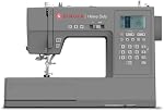 SINGER Heavy Duty 6800C Computerized Sewing Machine with Accessory Kit | Strong Motor with Enhanced Piercing Power, 586 Stitch Applications, LCD Screen, Full Metal frame & 1-step Buttonhole | 586 stitch applications, LCD screen, lettering font, mirro