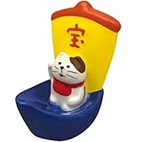 デコレ(DECOLE) 宝船箸置き 猫 38×45×h55mm concombre ZCB-92694