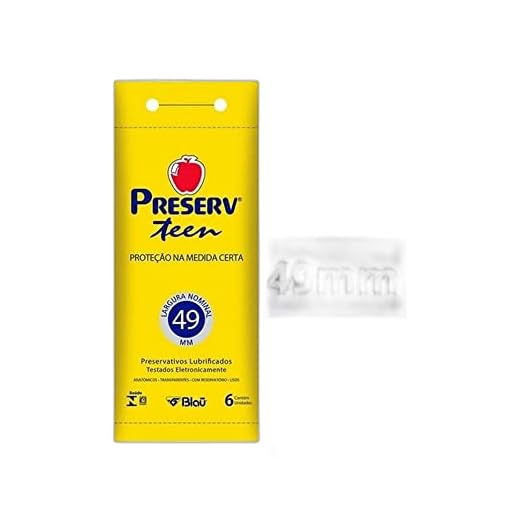 Preservativo Teen Lubrificado com Óleo de Silcone 6 Unidades, Preserv