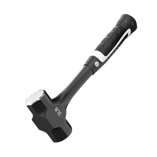 Octagonal Hammer High Carbon Steel Heavy-Duty Multifunctional Hand Tool for Wall-Breaking High Hardness Integrated Design(3 pounds)