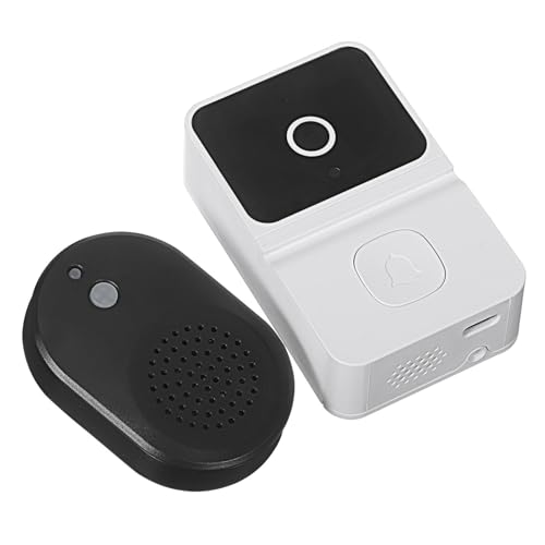 BESPORTBLE Cloche d'entrée sans Fil Moderne avec Batterie Rechargeable et Appel vidéo bidirectionnel Compatible pour Appartement et Bureau
