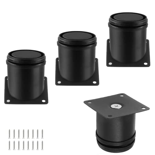 Kyuionty Set of 4 Stainless Steel Furniture Legs 2.4 Inch,