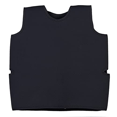 TOPARCHERY Black Deep Pressure Vest, Sensory Compression for Autism, Hyperactivity, Mood Processing Disorders (Small 14” x 24”)