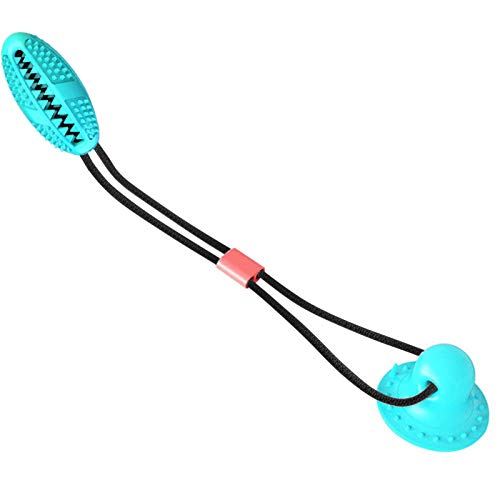 YOJINKE Cordas de Cães Autobrincantes com Ventosa de Sucção TPR Bola Dispensadora de Cães, Brinquedo