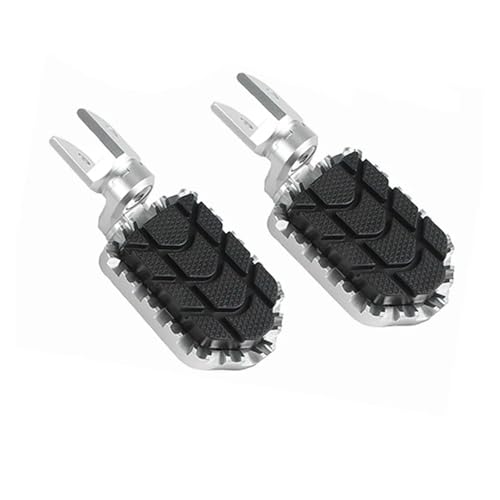 Repose pédales moto aluminium réglable pour BMW R1200GS argent