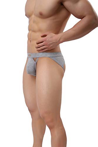 Brave Person Jock Strap Mens Underwear Briefs Sexy Jockstraps For Men Athletic Supporters Gray #TOP1