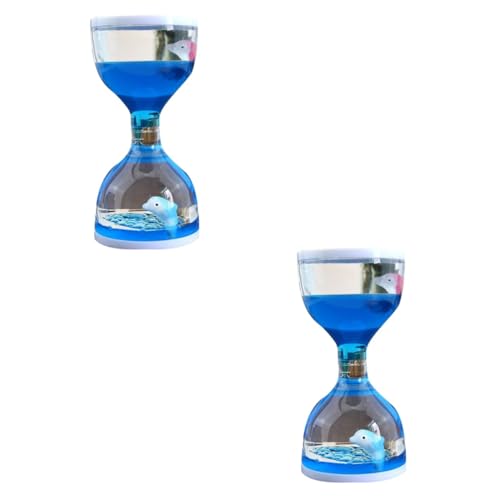 BESPORTBLE 2 Pçs Líquido Ampulheta Óleo Ampulheta Brinquedos Sensoriais Brinquedo Líquido Hora Tempo