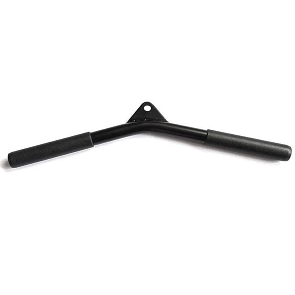 WQSQ Cable Machine Attachment Tricep Bar LAT Pulldown Bar Attachment For Cable Machine V-bar With Rubber Handgrips, Home Gym Fitness, Strength Training Arms