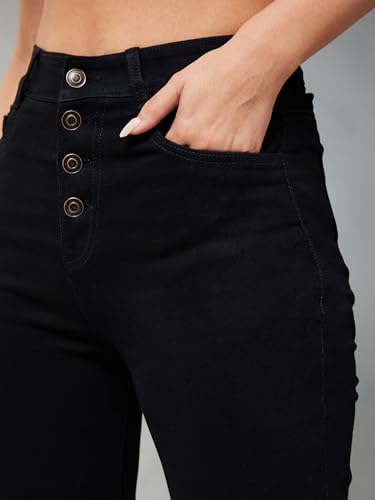 Image of Dolce Crudo Women's High Waist Straight Fit Jeans