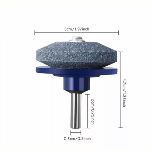 5Pack Lawn Mower Blade Sharpener, Sharpening Tool, Garden Tool Sharpener for Multiple Shear Blades, Lawn Mower Blade Sharpener with Lawn Mower Edge Attachment Device (Black -5pcs) - Image 7