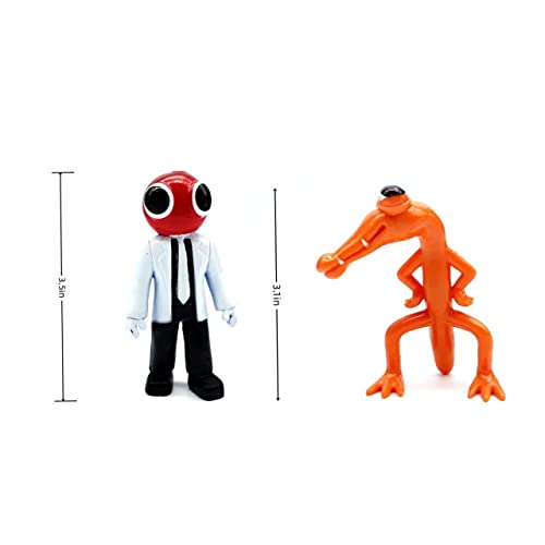 Zhanshi 6 Pack Rainbow Friends Toys,2.4—4 Inches Rainbow Friends Action Figures Toys,The Best Gifts For Kids Halloween, Thanksgiving, Christmas,Birthday #TOP2
