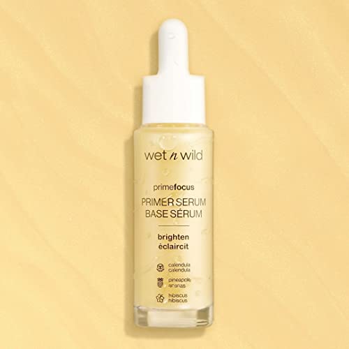 Wet N Wild Prime Focus Facial Serum Primer Makeup Extending, Hydrating Face Skin Care Product, Reduces Fine Lines And Wrinkles, For Repairing Dry Skin, Retinol Alternative #TOP1