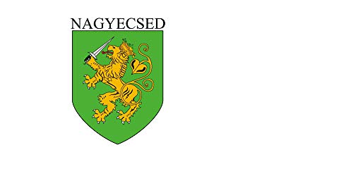 Drapeau Nagyecsed grand format horizontal résistant aux intempéries 80x160cm
