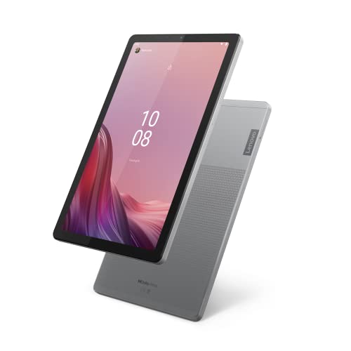 Lenovo Tab M9 Tablet 9 Zoll HD (MediaTek Helio G80, 3 GB RAM, 32 GB erweiterbar auf 2 TB, 2 Lautsprecher, WiFi + Bluetooth 5.1, Android 12) Hülle und Film - Grau