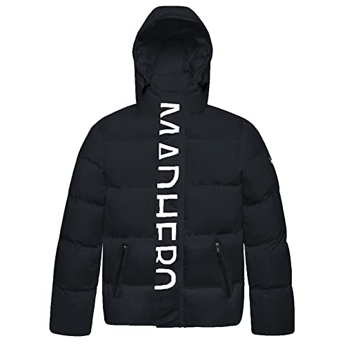 MADHERO Men's Puffer Jacket Water-Resistant Insulated Down Alternative Outerwear Coats2