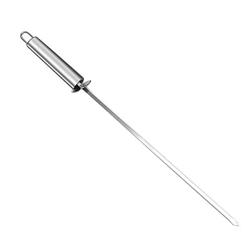qhtongliuhewu Fork Skewer Picnic Tool Stainless Steel Anti-scalding Needle Barbecue Meat Outdoor BBQ Tool - 1/5Pcs Silver 1pcs