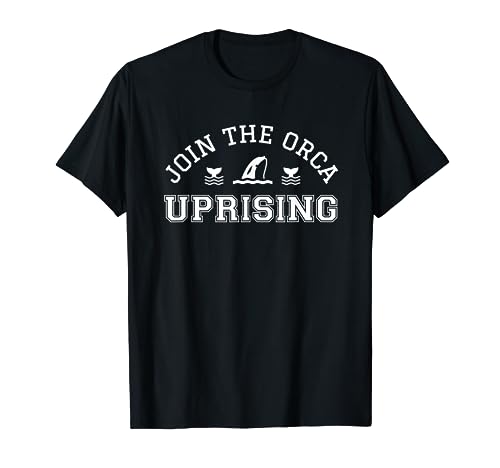 Join The Orca Uprising Funny Whale Sinking Yacht Gladis Fan T-Shirt