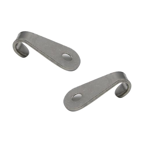 Image of MY MIRONEY 10PCS Mini Wall Hooks Stainless Steel J-Shaped Mirror Hangers Hardware Photo Frame Hooks with Mounting Screws, Type 2