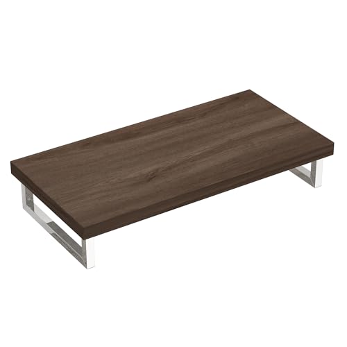 doporro Mensola Sospesa Porta Lavabo 45x100 cm in Legno Marrone,
