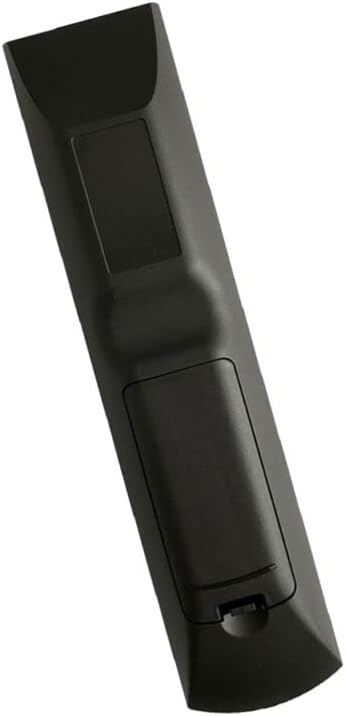 Back view of the remote control showing the battery compartment