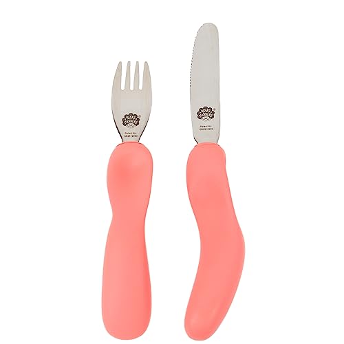 Nana's Manners Kinderbesteck Set Stufe 3 Rosa