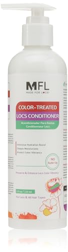 MFL MADE FOR LOCS Locs Color Care Moisturizing Conditioner, 8 oz - For Color-Treated & Grey Locs,...