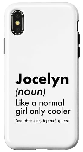 Jocelyn Like A Normal Girl Only Cooler Queen ���O �X�}�z�P�[�X iPhone X/XS �p