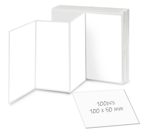 ilauke 100 Stück Etiketten Selbstklebend, 100 x 50 mm...