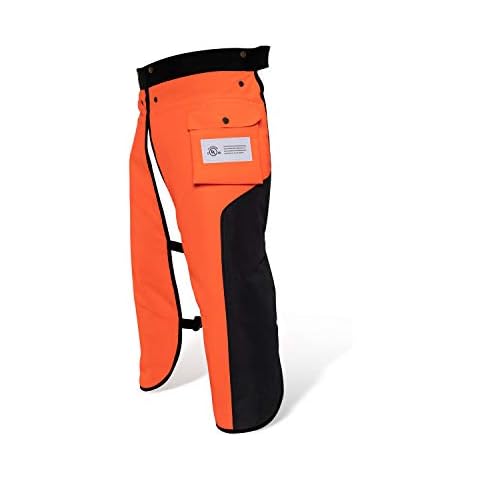 ZELARMAN Chainsaw Chaps Apron Wrap 8-layer for Men/Women Loggers Forest Workers Protective Chain Saw Pants Adjustable Cover
