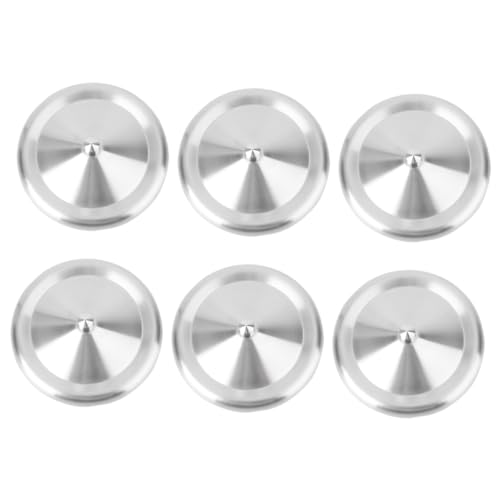 SOLUSTRE Cup Lid 6 Pack Round Heat Resistant Lids for Insulated Mugs Easy Press Seal Home Office Use