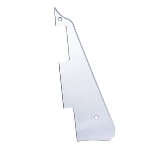 KKmoon Guitarra elétrica Pickguard Scratch Plate para peça de reposição estilo Gibson Les Paul Silve