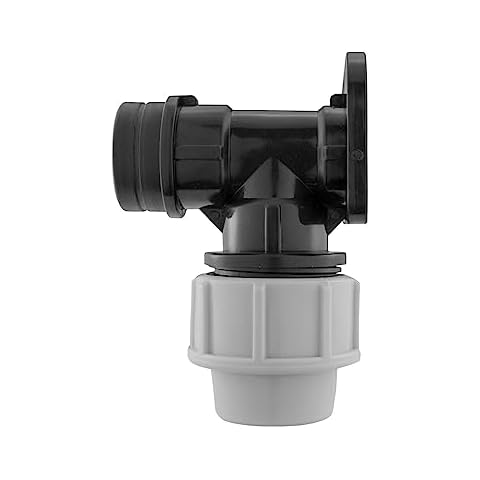 B2C MDPE Compression Wall Flange Plate with Quick Connect Tap Cover