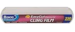 Bacofoil Easy Cut Cling Film Dispenser, 35cm x 250m, White