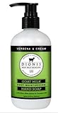Dionis - Goat Milk Skincare Verbena & Cream Scented Hand Soap (8.5 oz) - Made in the USA -...