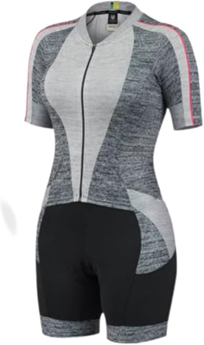 Combinaison de cyclisme triathlon femme XS manches courtes avec peau de chamois