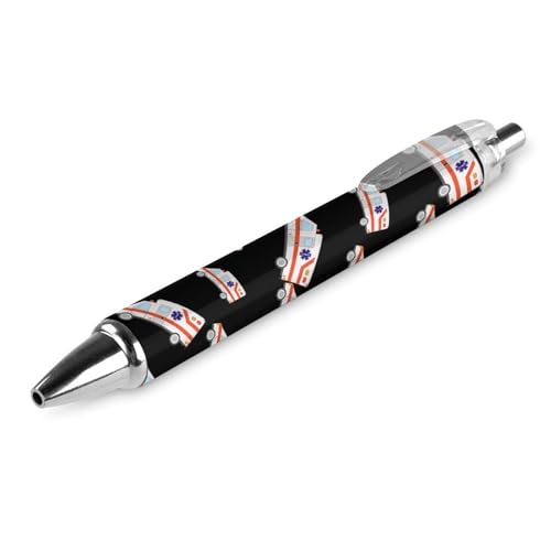 THKVSV Rollkugelschreiber für Krankenwagen, Notfalltechniker, 0,5 mm, mittlere Spitze, Tagebuch-Stifte