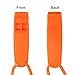 GOGO Custom 25 PCS Emergency Whistles with Reflective Lanyard, Safety Whistle for Outdoor Sailing, Hiking, Boating